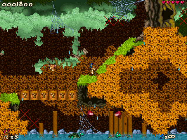 Swamps of The Sleeping Jaguar - Level for Agama's tileset